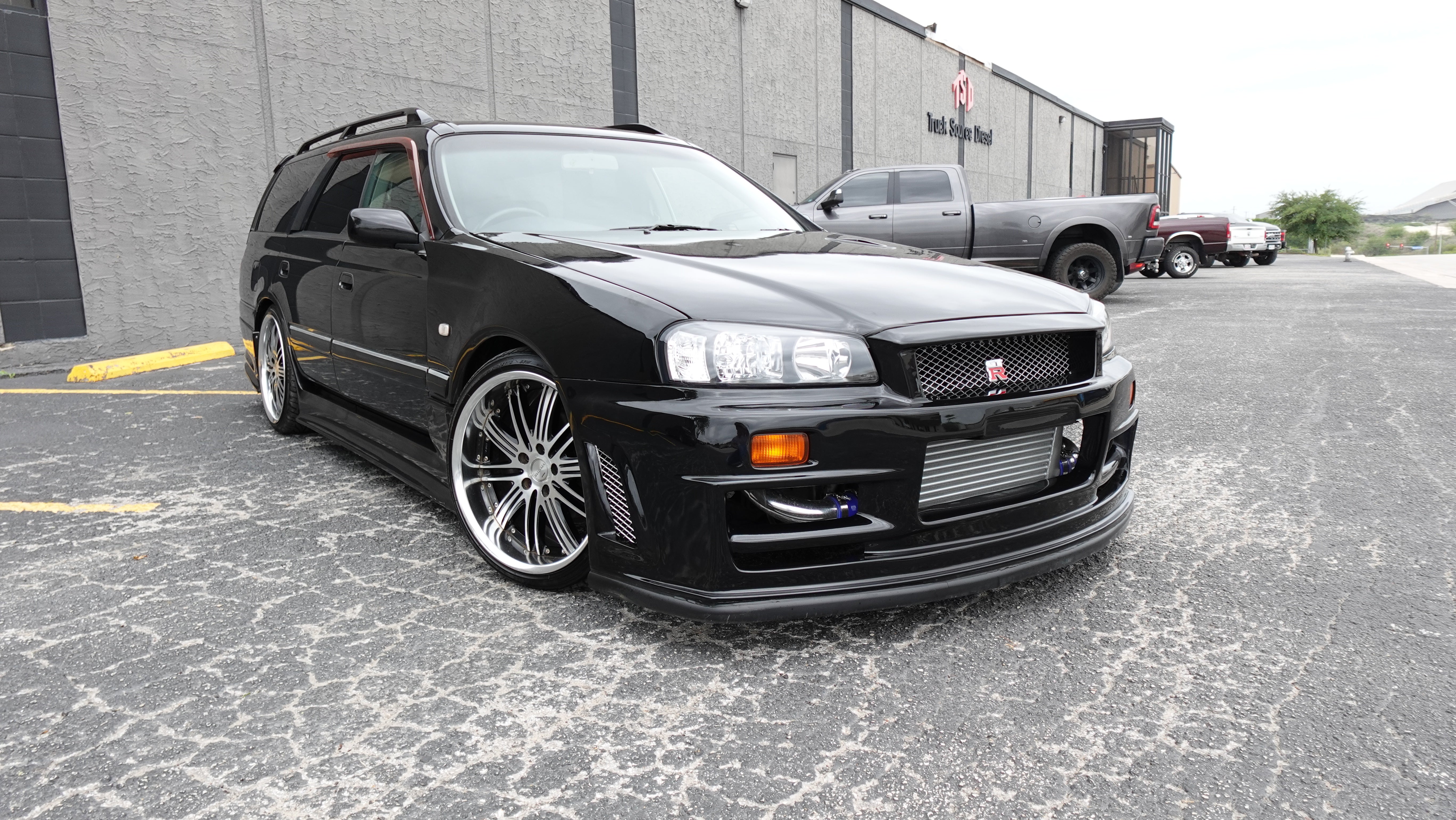 1999 Nissan Stagea RS Four V Turbo AWD R34 GTR Front end Conversion