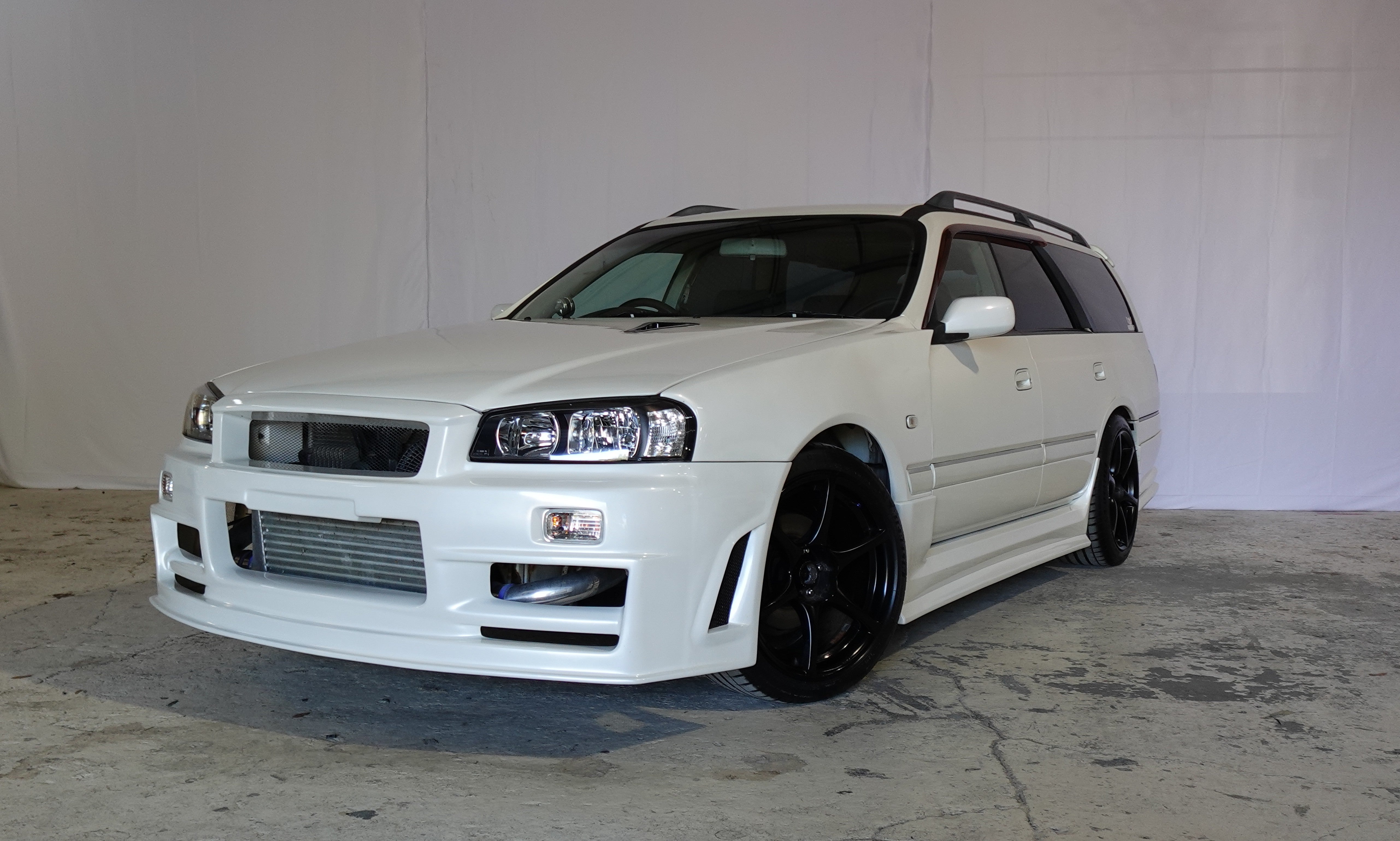1999 Nissan Stagea RS Four V GTR R34 front conversion