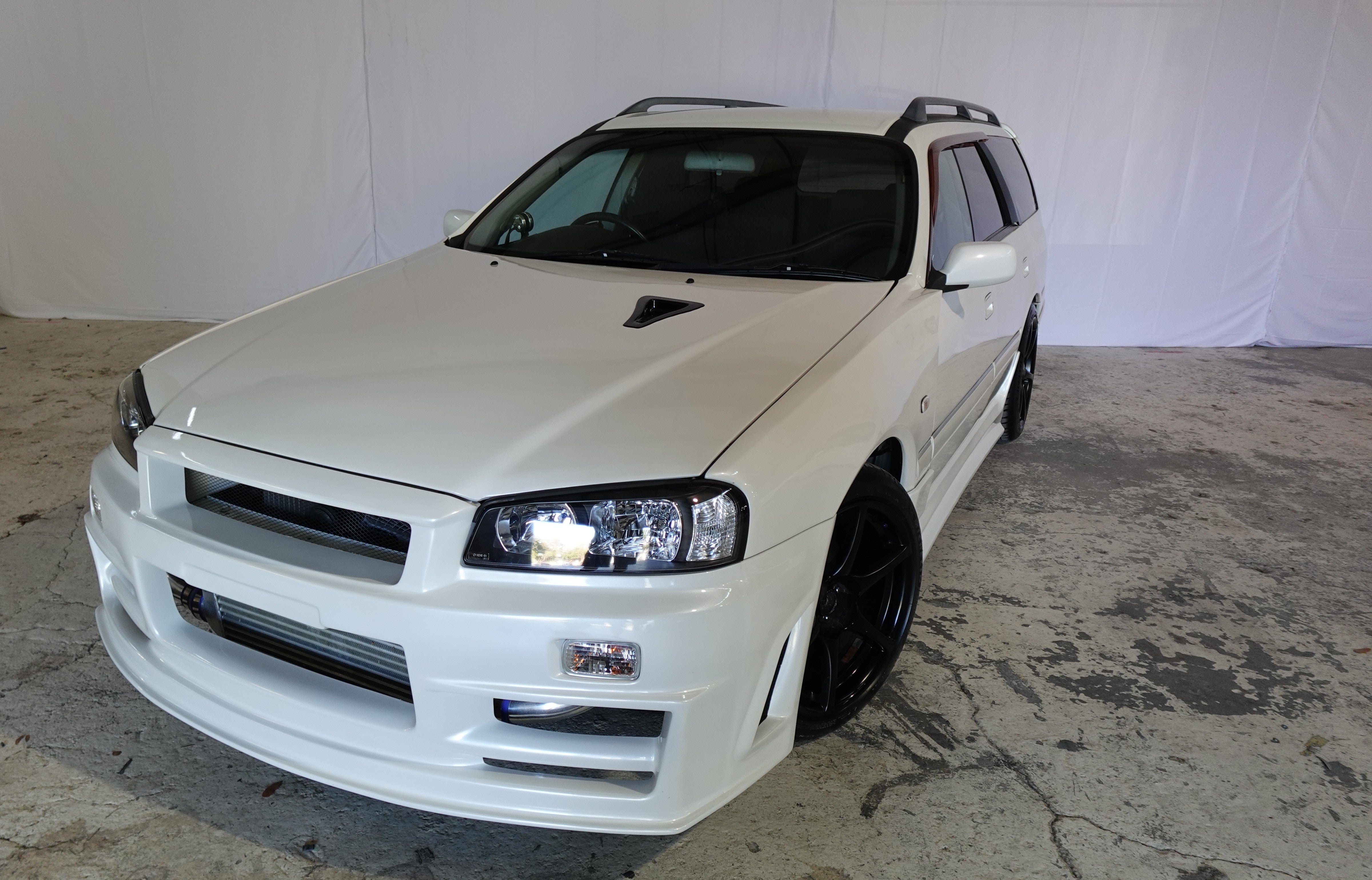 1999 Nissan Stagea RS Four V GTR R34 front conversion